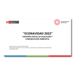Kit comunicacional: "ECONAVIDAD 2022" campaña digital de educación y comunicación ambiental
