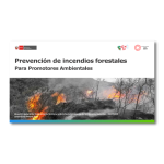 Prevención de incendios forestales para promotores ambientales