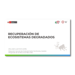 Sesión 06 - Recuperación de ecosistemas degradadas. Presentación 2024