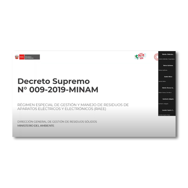 Sesión 07 - Régimen especial de la Gestión y manejo de los Residuos de aparatos eléctricos y electrónicos