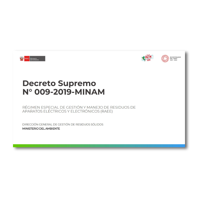 Sesión 07 - Régimen especial de la Gestión y Manejo de RAEE. Presentación 2024